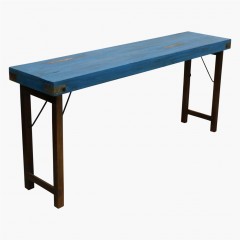 MARKET CONSOL TABLE BLUE - CONSOLS, DESKS